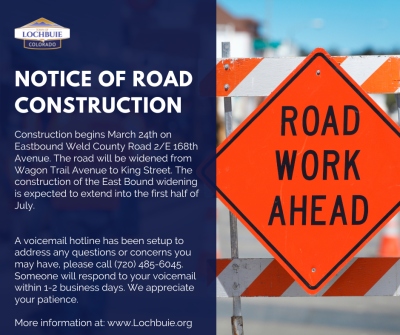 Notice of Road Construction
